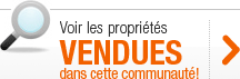 Voir les propriétés vendues dans cette communauté!